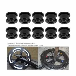 TMISHION Boulons De Plateau 10 Pièces 4.9MM Boulons De Plateau VTT Vélo Vitesse Unique En Alliage D'aluminium Vis De Roue à - Avis / Test