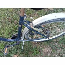 Vélo Urbain Autre Marque -VTT électrique semi-rigide Soldes Magasin velo decathlon bleu femme ville 2