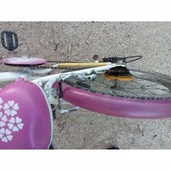 Vélo Urbain Autre Marque -VTT électrique semi-rigide Soldes Magasin velo fille 20 pouces decatlhon 100 percent girl rose et blanc 3