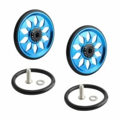 Vélo Pliant Roue Facile à Vélo Alliage De Vélo De Vélo De Vélo Avec Joint De Vis En Caoutchouc Bleu 1Pair - Avis / Test