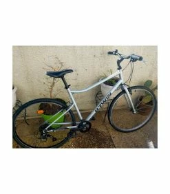 Vélo Tout Chemins Btwin -VTT électrique semi-rigide Soldes Magasin vtc btwin riverside 120 3