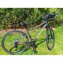 Vélo Tout Chemins Autre Marque -VTT électrique semi-rigide Soldes Magasin vtc riverside 500 femme taille m 1